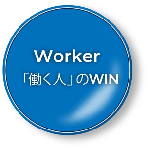 Worker 「働く人」のWIN